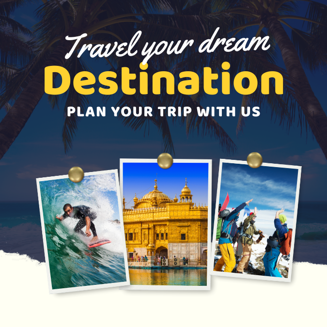 Blue White Modern Travel Instagram Post